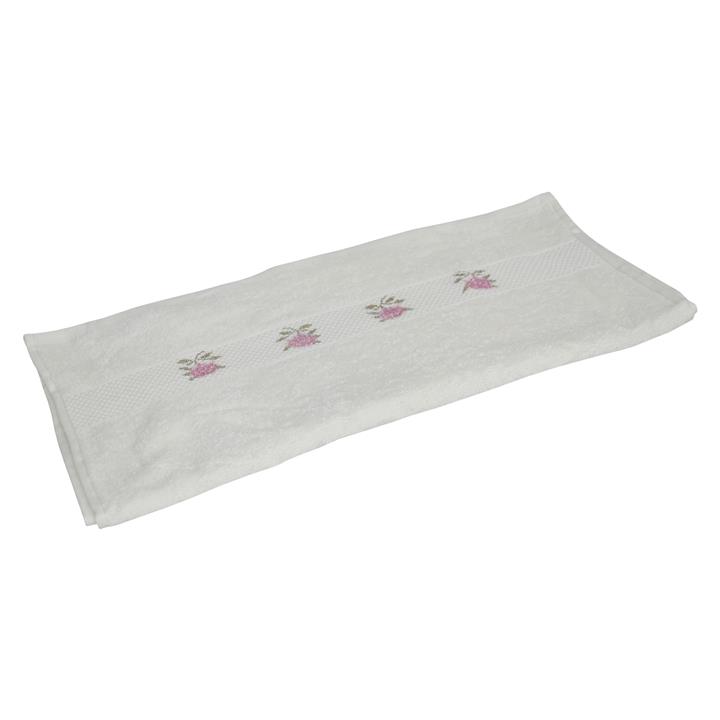 حوله دستی هوبی سری Etamin مدل ferey سایز 50×90 سانتی متر